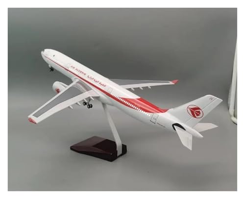 Metallflugzeugmodell 47CM Flugzeug Spielzeug Für A330 Modell Algerien Mit Harz Flugzeug Modell Drahträder Flugzeug Spielzeug Dekoration Sammeln Oder Verschenken(with Light) von YLQERZ
