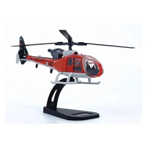 Metallflugzeugmodell Diecast 1/100 Für Französische SA341 Gazelle Hubschrauber Flugzeug Modell Legierung Dekoration Spielzeug Sammlung Sammeln Oder Verschenken von YLQERZ