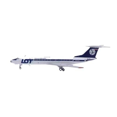 Metallflugzeugmodell Diecast Maßstab 1:400 Für Polish Airlines TU-134A SP-LHD Flugzeug Simulation Legierung Souvenir Sammlung Spielzeug Sammeln Oder Verschenken von YLQERZ