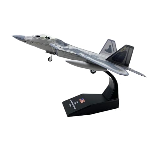Metallflugzeugmodell Druckguss 1/100 Skala Für F-22 Raptor Stealth Modell Flugzeug Kampfjet Modell Diecast Militärischen Kampfflugzeug Sammeln Oder Verschenken von YLQERZ