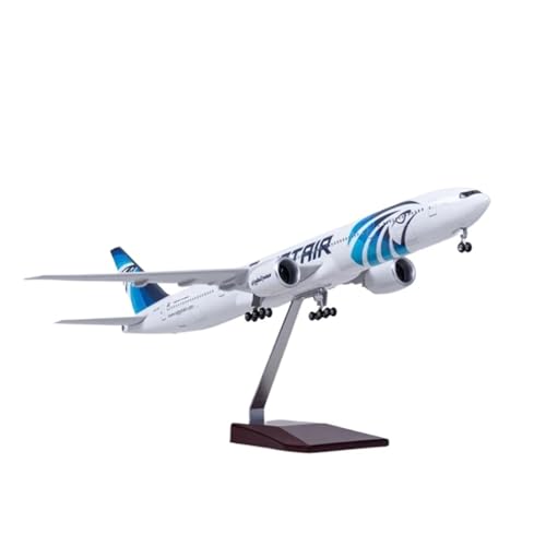 Metallflugzeugmodell Druckguss 1:157 Für Ägypten B777 Flugzeugmodell Aus Druckgussharz Desktop-Display Flugzeugmodelle Statische Display-Flugzeuge Sammeln Oder Verschenken(with Light) von YLQERZ