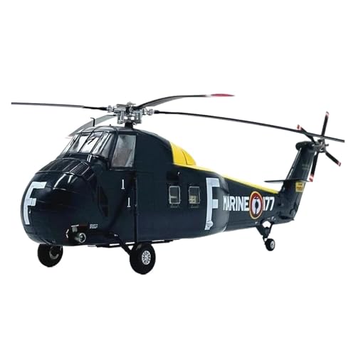 Metallflugzeugmodell Druckguss 1:72 Für H-34 des Französischen Marinekorps Modell 37013 2024 Hubschrauber-Flugzeugmodell Sammlerstück Desktop-Display Sammeln Oder Verschenken von YLQERZ