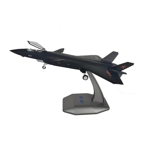 Metallflugzeugmodell Druckguss 1:72 Für Schwarzes J-20-Legierungsdruckguss-Modell Eines Militarisierten Kampfflugzeugs Militärflugzeug-Modellsammlung Sammeln Oder Verschenken von YLQERZ