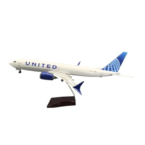 Metallflugzeugmodell Druckguss 47 cm Für MAX Boeing 737 Diecast Flugzeug Modell Flugzeug Flugzeug Sammeln Und Anzeigen Modell Flugzeuge Sammeln Oder Verschenken(No lamp) von YLQERZ
