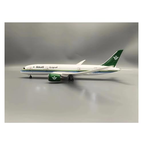 Metallflugzeugmodell Druckguss 47CM Für B787 Saudi Arabian Flugzeugmodell Harzflugzeuge Im Maßstab 1/130 Für Sammlungsanzeigemodell Spielzeug Sammeln Oder Verschenken(with Light) von YLQERZ