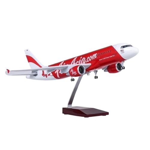 Metallflugzeugmodell Druckguss 47CM Souvenir-Flugzeugspielzeug Für Airbus A320 NEO Asia Flugzeugmodell Mit Licht Und LED-Licht Zur Sammlungsanzeige Sammeln Oder Verschenken(with lamp) von YLQERZ