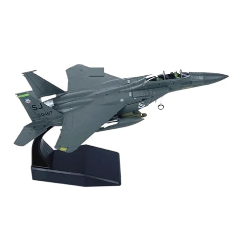 Metallflugzeugmodell Druckguss Druckguss-Maßstab 1/100 Für F15E Fighter Alloy Fighter Aircraft Modelldekorationssammlung Feines Handwerksmodellflugzeug Sammeln Oder Verschenken von YLQERZ