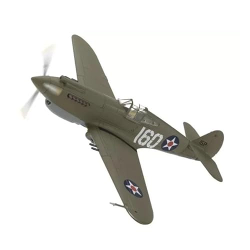 Metallflugzeugmodell Druckguss-Maßstab 1/72 Für P-40B-Legierung Fertiges Modell des Army Fighter Jet Collection-Spielzeugs Sammeln Oder Verschenken von YLQERZ