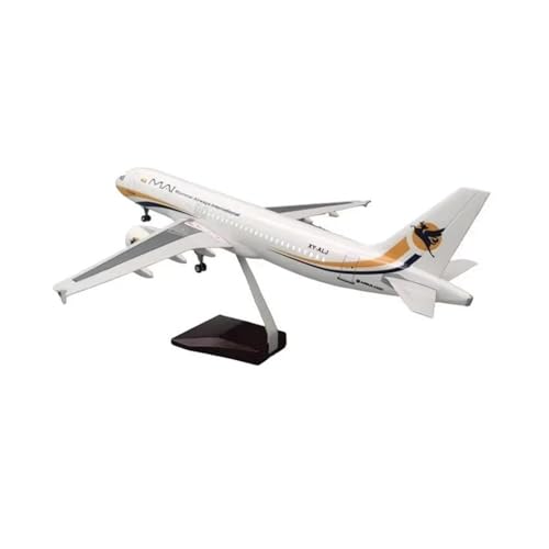 Metallflugzeugmodell Druckguss Maßstab 1/80 Für Flugzeuge A320 NEO Myanmar Airlines Flugzeug Spielzeug Großes Lichtmodell Mit Fahrwerk Und Lichtern Sammeln Oder Verschenken(with lamp) von YLQERZ