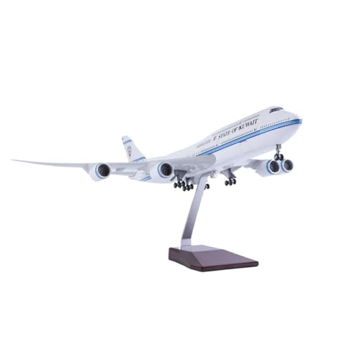 Metallflugzeugmodell Druckguss Maßstab 1:150 Für Flugzeug B747 State Kuwait Modell Fahrwerk Druckgussharz Flugzeugmodell Desktop-Display Flugzeugmodelle Sammeln Oder Verschenken(No Light) von YLQERZ