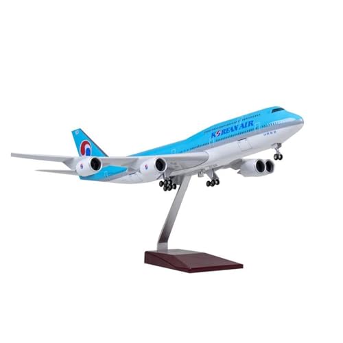 Metallflugzeugmodell Druckguss Maßstab 1:150 für 747 Korean Air Flugzeugmodell Zivilflugzeug Flugzeug Miniaturflugzeug mit Radsammlung Statische Anzeige Sammeln Oder Verschenken(No Light) von YLQERZ