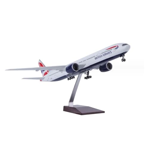 Metallflugzeugmodell Druckguss Maßstab 1:157 Für B777 Aircraft Airways Airlines Modellharz-Flugzeugsammlung Display Desktop-Display Flugzeugmodelle Sammeln Oder Verschenken(with Light) von YLQERZ
