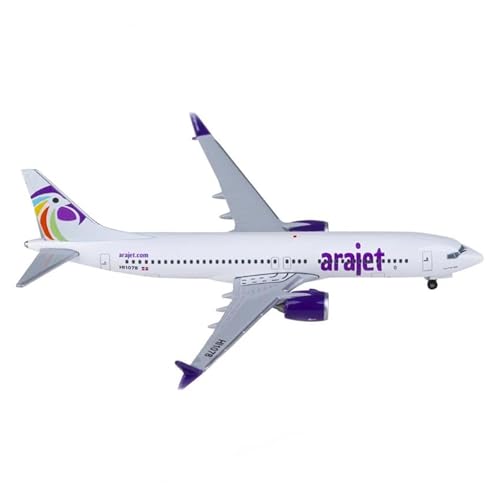 Metallflugzeugmodell Druckguss-Modell 1:500 Für B737 MAX 8 HI1078 Flugzeugsimulation Legierung Souvenir Hobby-Sammlung Kampfjet-Modell Sammeln Oder Verschenken von YLQERZ