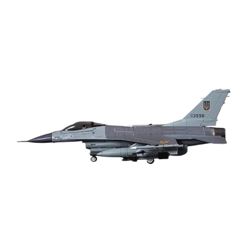Metallflugzeugmodell Druckguss-Modell Im Maßstab 1/72 Für Die Ukrainische Luftwaffe F16AM-Kampfflugzeug-Modelllegierung Ausstellungssammlung Sammeln Oder Verschenken von YLQERZ