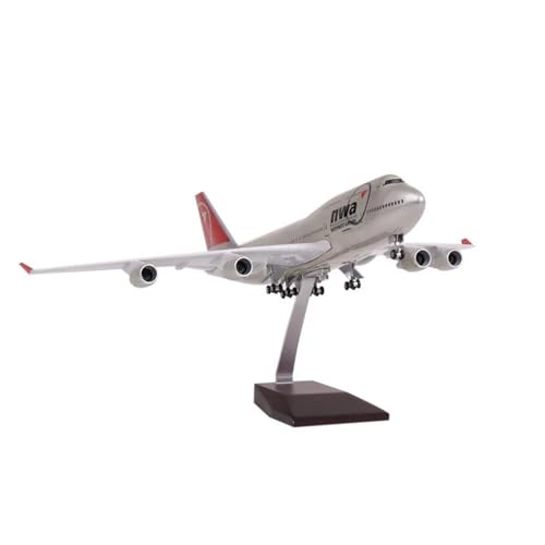 Metallflugzeugmodell Druckguss Modell Im Maßstab 1:150 Für Das Flugzeugmodell Northwest 747 Zur Dekoration Flugzeugmodell Aus Legierung Sammeln Oder Verschenken(with Light) von YLQERZ