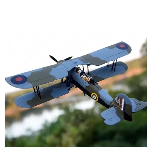 Metallflugzeugmodell Druckguss-Modell Im Maßstab 1:72 Für Swordfish-Angriffsflugzeuge Legierung Statische Dekoration Souvenir Für Erwachsene Sammeln Oder Verschenken von YLQERZ