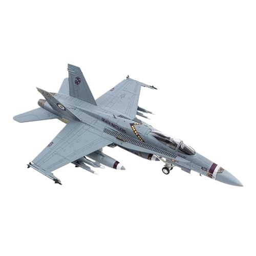 Metallflugzeugmodell Druckguss-Modellflugzeug Im Maßstab 1/72 Der Marine F18C-Kampfjet Simulierte Legierung Fertiges Militärmodell Anzeige Sammeln Oder Verschenken von YLQERZ