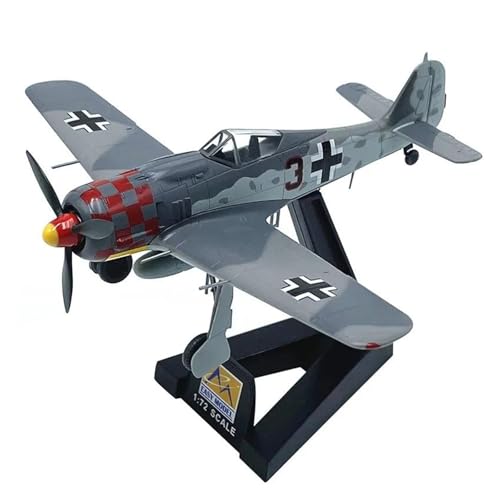 Metallflugzeugmodell Druckguss-Skala 1:72 Für FW190 A-6 Kampfflugzeugmodell Simulation Statisches Sammlerspielzeug Sammeln Oder Verschenken von YLQERZ