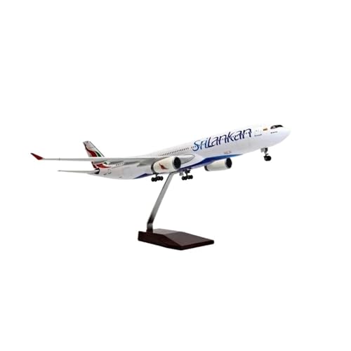 Metallflugzeugmodell Für A330 Sri Lankan Flugzeug Modell 47cm 1:135 Mit Licht & Räder Harz Diecast Spielzeug Gesammelt Sammeln Oder Verschenken(No Light) von YLQERZ