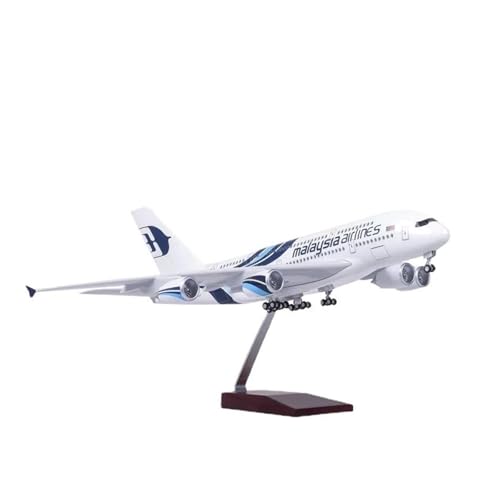 Metallflugzeugmodell Für A380 Malaysia Flugzeugmodell Maßstab 1:160 Harz Miniatur-Flugzeugsammlung Display Sammeln Oder Verschenken(No Light) von YLQERZ
