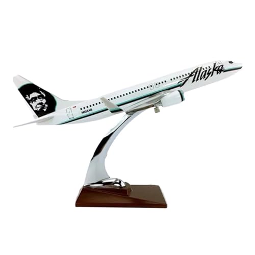 Metallflugzeugmodell Für Boeing B737-800 Große 32cm Alaska 1/144 Skala Modell Spielzeug Flugzeug Diecast Legierung Flugzeug Sammeln Oder Verschenken von YLQERZ