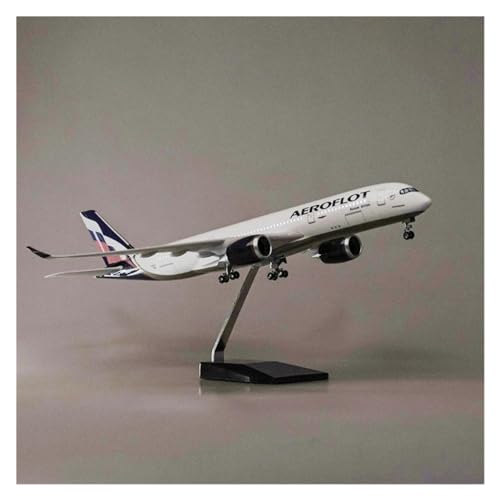 Metallflugzeugmodell Harz 1/142 Skala Für Flugzeug Airbus A350 Russische Modell W Licht Und Rad Flugzeug Sammeln Oder Verschenken(with Light) von YLQERZ