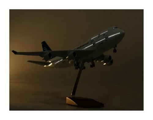 Metallflugzeugmodell Harz 1/150 Für Boeing B747 Garuda Mit Licht Und Räder Spielzeug Legierung Flugzeug Modell Sammeln Oder Verschenken(with Light) von YLQERZ