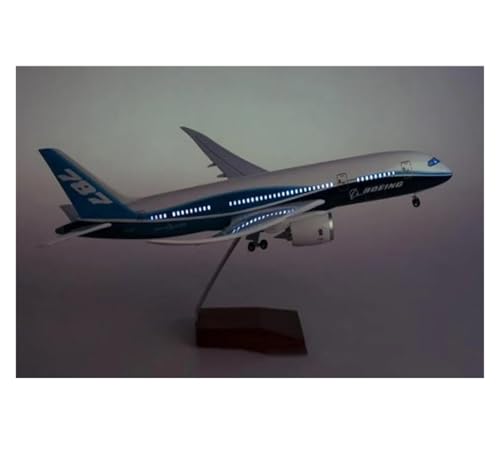 Metallflugzeugmodell Harzflugzeug Im Maßstab 1:150 Für Zivile Verkehrsflugzeuge Boeing 787 Mit Lichtanzeigemodell Sammeln Oder Verschenken(with Light) von YLQERZ