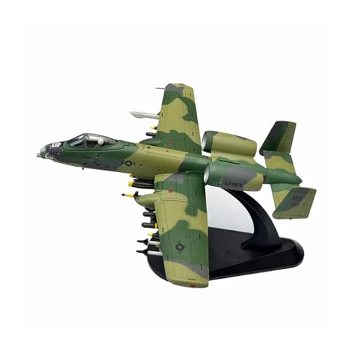 Metallflugzeugmodell Maßstab 1/100 Für A10 Thunderbolt II Warthog Hog Angriffsflugzeug Kämpfer Diecast Metallflugzeugmodell Sammeln Oder Verschenken von YLQERZ