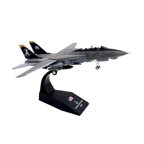 Metallflugzeugmodell Maßstab 1/100 Für F-14 Tomcat Jolly Roger Vf103 Boeing Militärraketenbomber Modellflugzeug Kämpfer Sammeln Oder Verschenken von YLQERZ