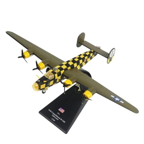Metallflugzeugmodell Maßstab 1/144 Für B-24D B24 Liberator Bomber Modellflugzeug Druckguss Metall Militärflugzeug Display Sammeln Oder Verschenken von YLQERZ
