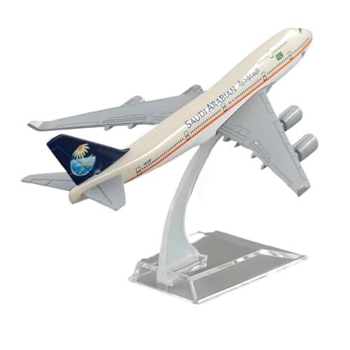 Metallflugzeugmodell Maßstab 1/400 Für Saudi Airlines B747 Legierungsflugzeug 16 cm Boeing 747 Flugzeugmodell Spielzeug Dekoration Sammlung Sammeln Oder Verschenken von YLQERZ