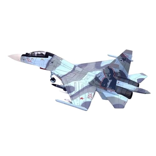 Metallflugzeugmodell Maßstab 1/72 Für Panzerkampf Russischen Su-30 Kämpfer SU-30MKK 504 Sammler Spielzeug Geschenk Sammeln Oder Verschenken von YLQERZ
