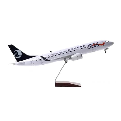 Metallflugzeugmodell Maßstab 1/80 Für Shandong Airlines B737 Simulation Flugzeugmodell 47CM Roller Harzmaterial Souvenir Sammeln Oder Verschenken Metallflugzeugmodell Maßstab 1/80 Für Shandong Airlines B737 Simulation Flugzeugmodell 47CM Roller Harzmaterial Souvenir Sammeln Oder Verschenken von YLQERZ