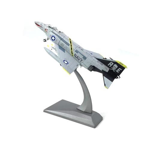 Metallflugzeugmodell Maßstab 1:100 Für F-4 Ghostbuster Piratenflaggenträger Schlachtschiff Flugzeugmodell Für Home Desktop Zubehör Sammeln Oder Verschenken von YLQERZ