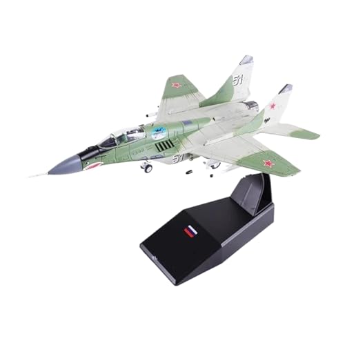 Metallflugzeugmodell Maßstab 1:100 Für Russische MiG 29 Kampfflugzeug-Modellflugzeuge Statische Metalllegierung Druckguss-Display Sammeln Oder Verschenken von YLQERZ