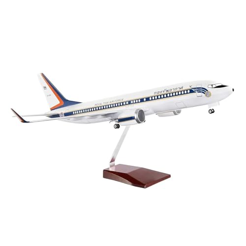 Metallflugzeugmodell Maßstab 1:130 Für Thailand Air Force B737 Spielzeug Mit LED-Licht Modellflugzeuge Kits Display Sammeln Oder Verschenken(No Light) von YLQERZ