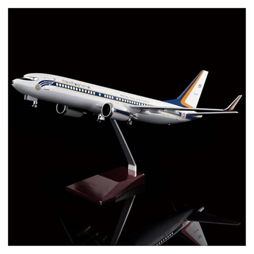 Metallflugzeugmodell Maßstab 1:130 Für Thailand Air Force B737 Spielzeug Mit LED-Licht Modellflugzeuge Kits Display Sammeln Oder Verschenken(with Light) von YLQERZ