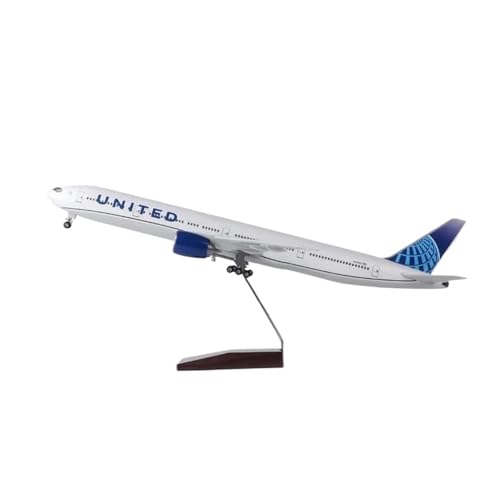 Metallflugzeugmodell Maßstab 1:157 Für 777 B777 Flugzeuge United Modell W Licht- Und Radfahrwerk Kunststoffharzflugzeug F Collection Sammeln Oder Verschenken(with Light) von YLQERZ
