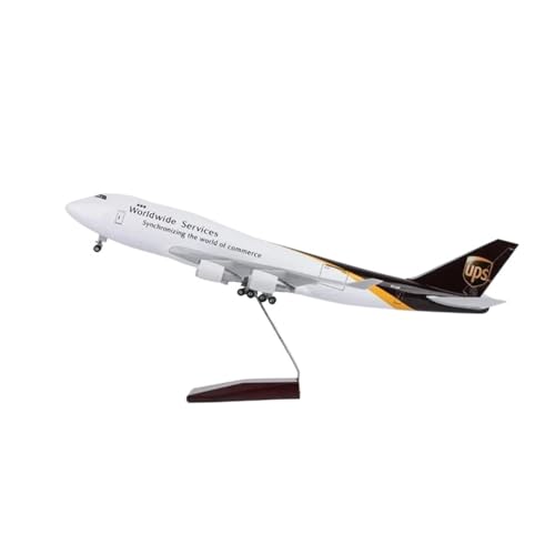Metallflugzeugmodell Maßstab 1:157 Für B747-400 Express Cargo Harzflugzeug-Modellsammlung Display Spielzeug Fans Dekoration Sammeln Oder Verschenken von YLQERZ