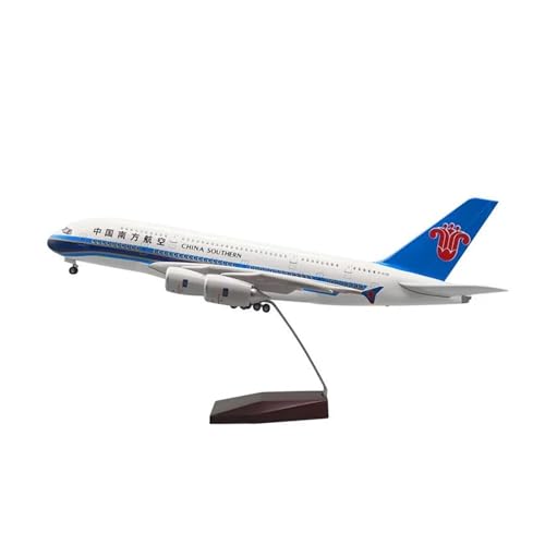 Metallflugzeugmodell Maßstab 1:160 Für A380 Southern Modellflugzeuge Metallflugzeuge Modellharz-Modellflugzeug-Sammlung Statisches Display Sammeln Oder Verschenken(with Light) von YLQERZ