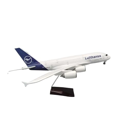 Metallflugzeugmodell Maßstab 1:160 Für Flugzeug A380 Lufthansa Airline Model Light Resin Plane CollectionPainting Airbus Desktop Display Models Sammeln Oder Verschenken(with Light) von YLQERZ