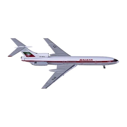 Metallflugzeugmodell Maßstab 1:400 Für Balkan TU-154B LZ-BTA Druckguss-Sammelflugzeugmodell Metallminiaturen Sammeln Oder Verschenken von YLQERZ