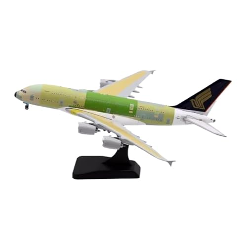 Metallflugzeugmodell Maßstab 1:400 Für Singapore A380 F-WWSM Modellsammlung Display Dekoration Sammeln Oder Verschenken von YLQERZ