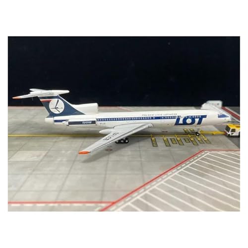Metallflugzeugmodell Maßstab 1:400 Für Tupolev Tu-154 SP-LCB Polskie Legierung Flugzeug Modell Spielzeug Home Décor Schätze Sammeln Oder Verschenken von YLQERZ