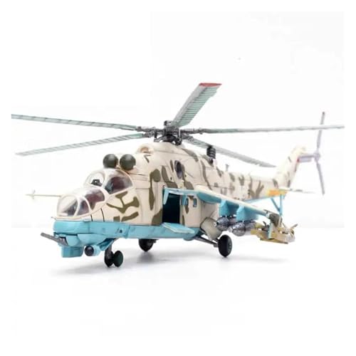 Metallflugzeugmodell Maßstab 1:72 Für Afghanistan Mi-24 1986 Hubschraubermodell Druckgusslegierung Statisches Display Souvenir-Sammlung Sammeln Oder Verschenken von YLQERZ