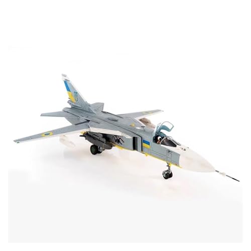Metallflugzeugmodell Maßstab 1:72 Für Die Ukrainische Luftwaffe SU-24M Su24 Fighter Souvenir Modell Dekoration Militär Enthusiasten Sammlung Sammeln Oder Verschenken von YLQERZ