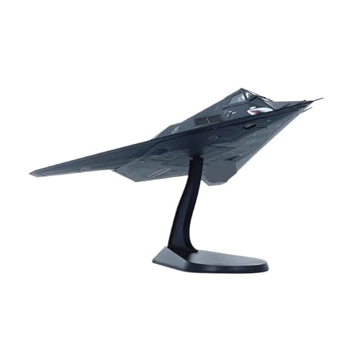 Metallflugzeugmodell Maßstab 1:72 Für F117A Nighthawk Shark Mouth Stealth Attack Metall Militärflugzeug Modell Kämpfer Sammeln Oder Verschenken von YLQERZ