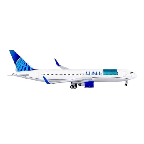 Metallflugzeugmodell Modelle Diecast 1:400 Für B767-300ER N641UA Flugzeugsimulation Legierung Souvenirsammlung Hobbydekoration Sammeln Oder Verschenken von YLQERZ
