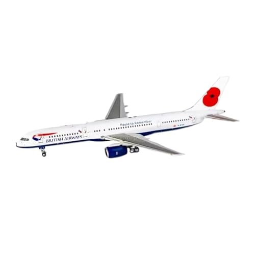 Metallflugzeugmodell Modelle Druckguss 1:400 Maßstab Für B757-200 G-BIKW Flugzeug Simulation Legierung Fertig Souvenir Sammlung Sammeln Oder Verschenken von YLQERZ